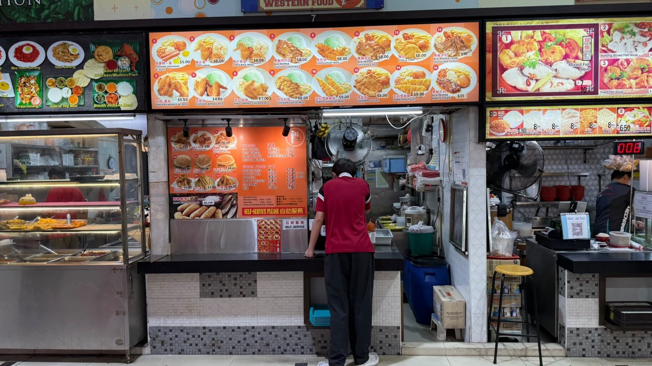 Western food stall inside Soon Hong Eating House at A'POSH BIZHUB