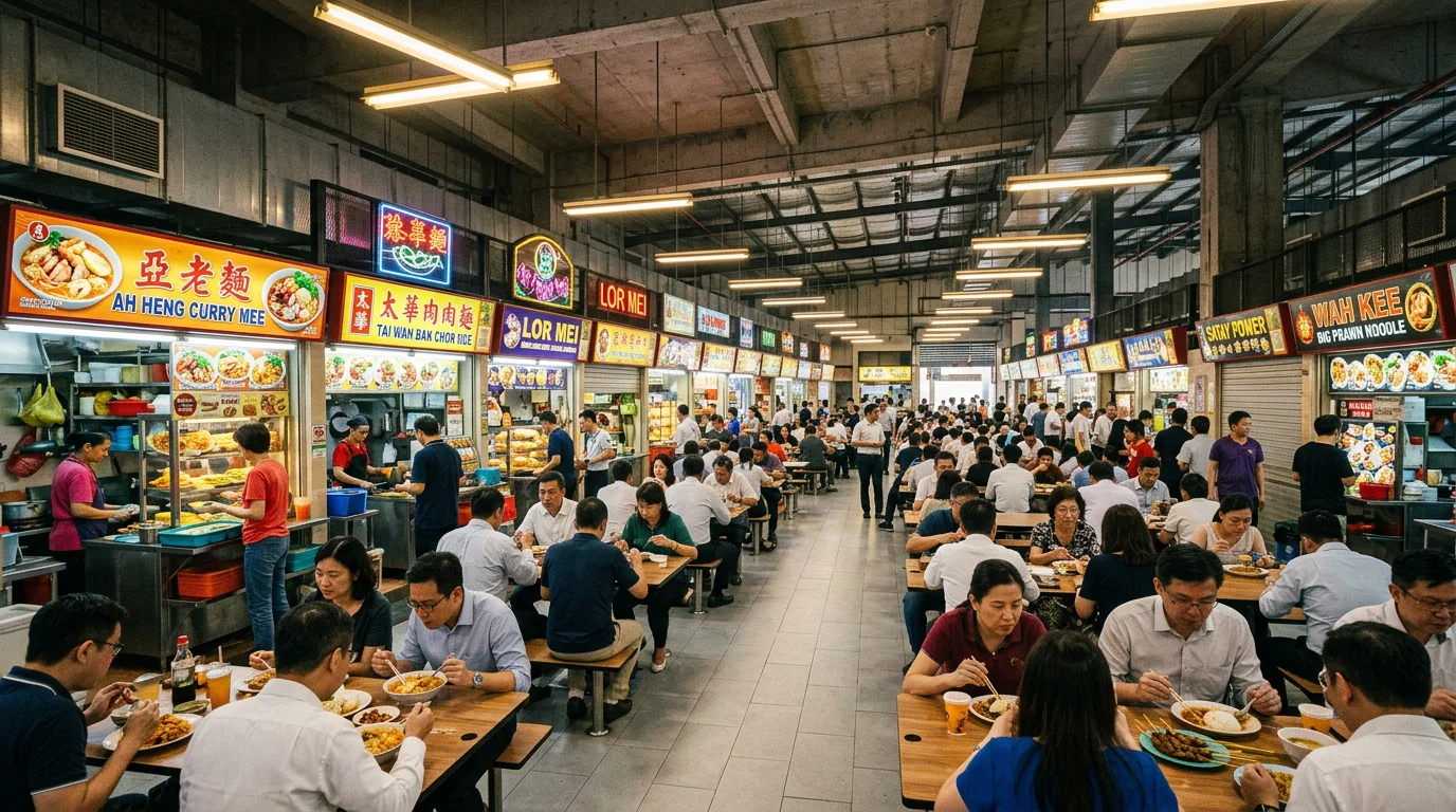 In-house food court and eateries at A'POSH BIZHUB